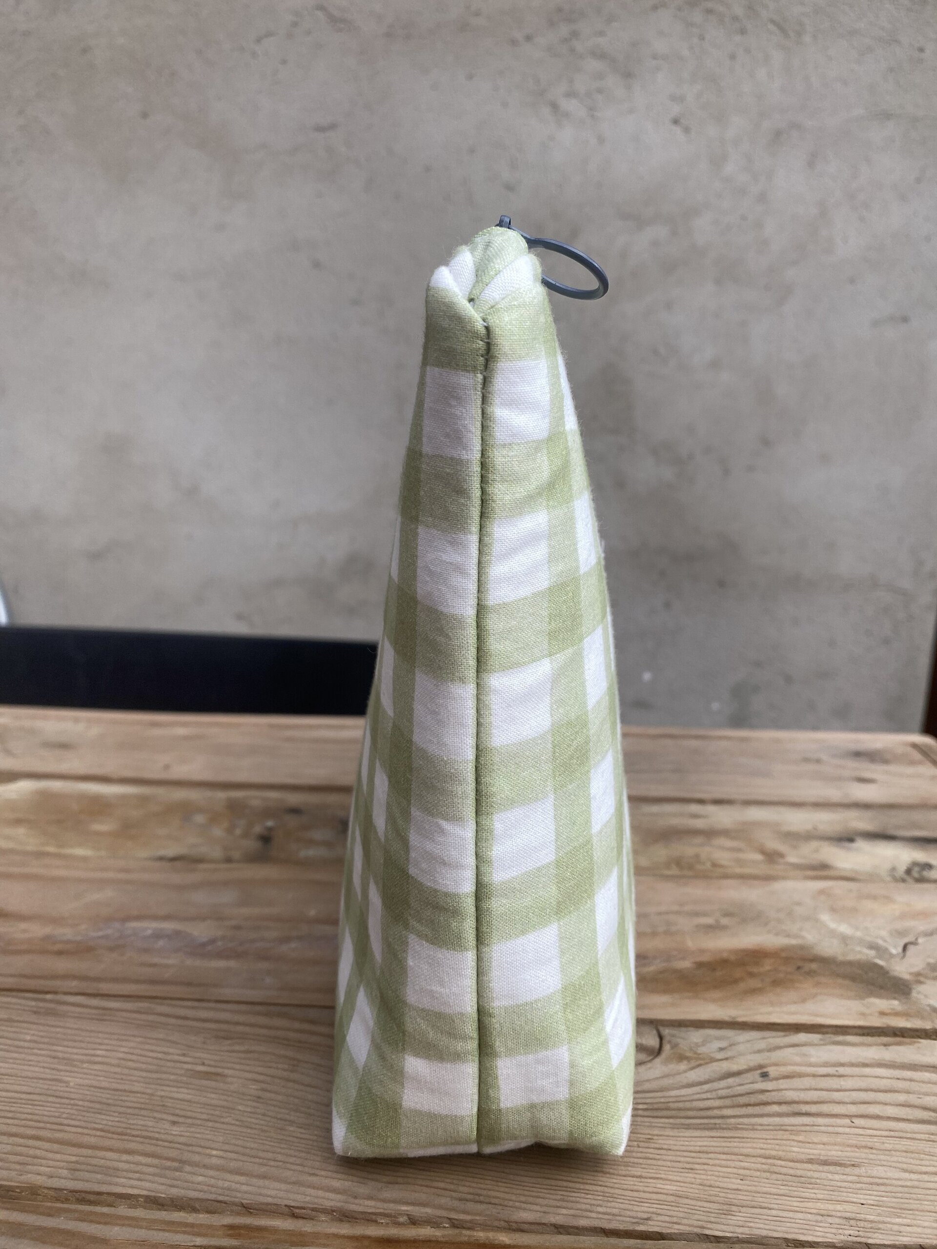 Neceser midi Vichy verde - 3