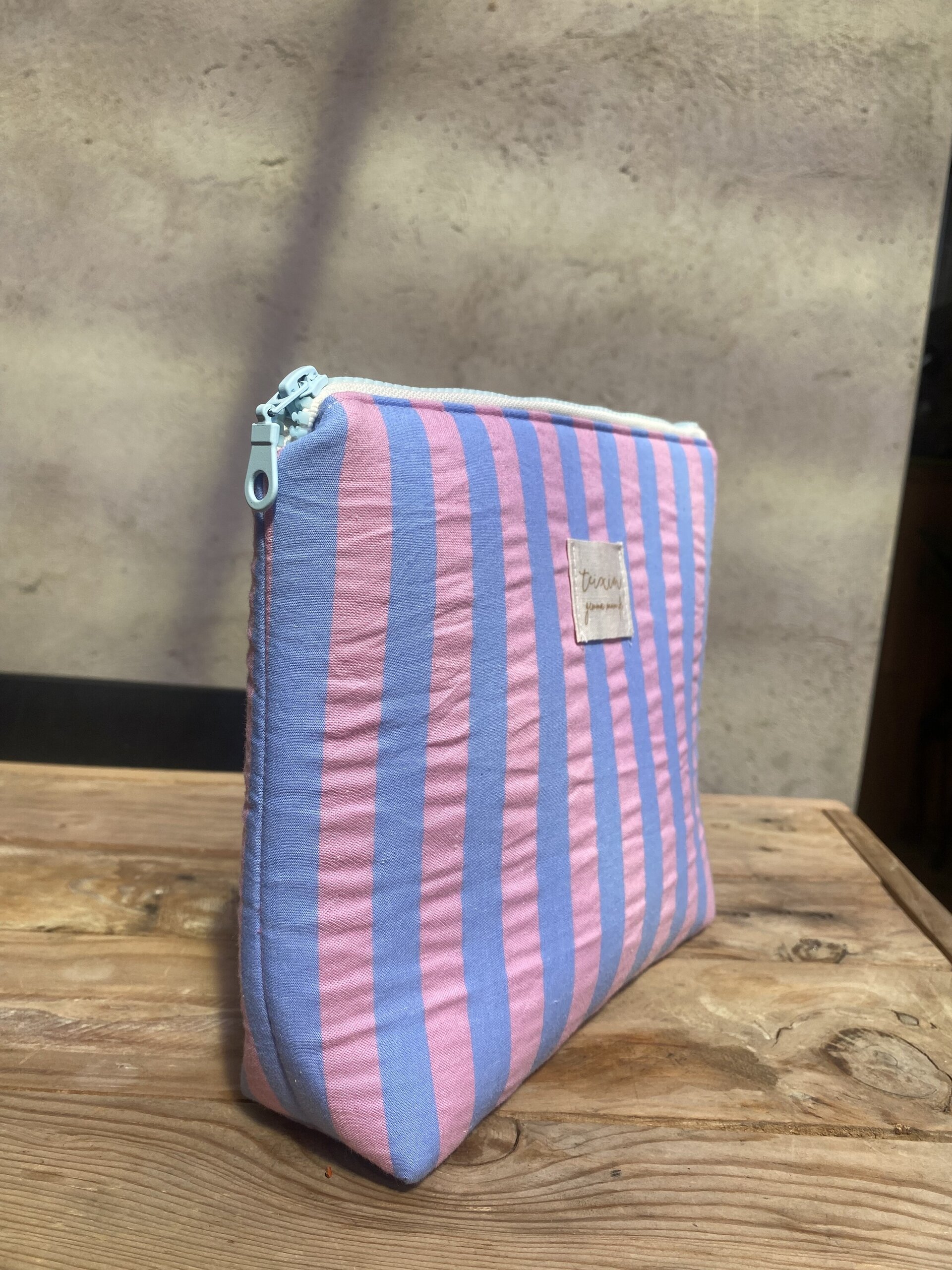 Necesser midi ratlles rosa - 4